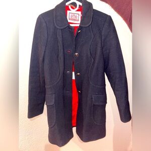 Juicy Couture Black Peacoat Medium